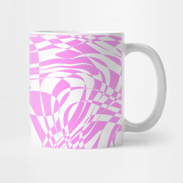 Pink Abstract Aesthetic Cute Pattern by Trippycollage